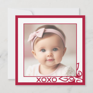 Carte personnalisée Red Roses Famille Valentine's 