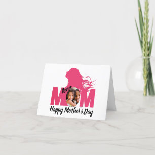 Carte personnalisée Simple Happy Mother's Day Card