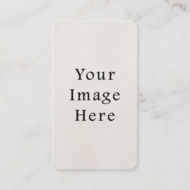Carte personnalisée verticale Carte de visite vide (Devant)