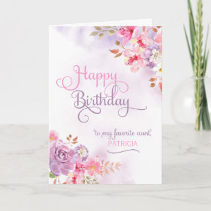 Invitations Faire Part Cartes Joyeux Anniversaire Patricia Zazzle Ch