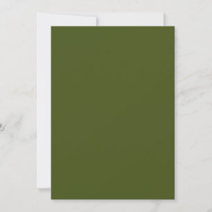 Carte Personnaliser de design couleur vert olive