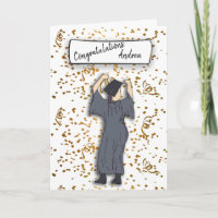Personnaliser Félicitations à un Confetti Diplômé