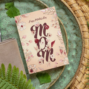 Carte Personnaliser Happy Mother's Day Maman