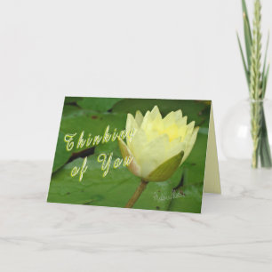 Carte Personnaliser jauneEauLily