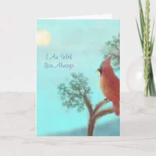 Carte Personnaliser « Je suis toujours avec toi » standa