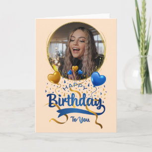 Carte Personnaliser Joyeux Anniversaire à vous Plier Car