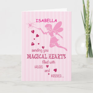 Carte Personnaliser le nom Anniversaire Fille Foire magi