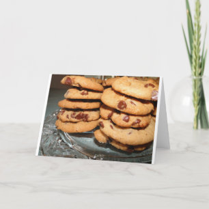 Carte Personnaliser les biscuits dessert chocolat pépite