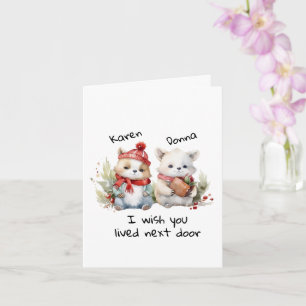 Carte Personnaliser Meilleurs Amis Je Souhaite Que Vous 
