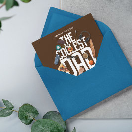 Carte Personnaliser Moderne Le Père le plus cool jamais