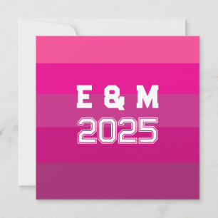 Carte Personnaliser Monogram Love