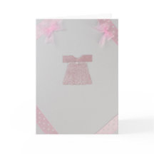Personnaliser Pink Baby robe fille Baptême