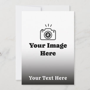 Carte Personnalisez-la avec votre photo et votre texte p