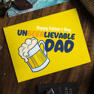 Carte Personnalisez la fête des pères   Papa incroyable