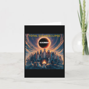 Carte Personnes Eclipse Gles Total Solaire Eclipse 2024
