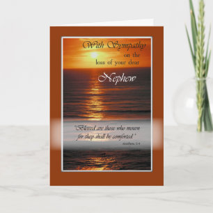 Carte Perte de sympathie de Nephew, coucher de soleil su