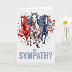 Carte Perte d'un soldat ou sympathie patriotique des mil