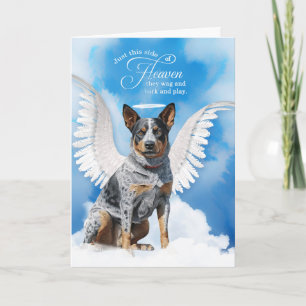 Carte Perte d'une sympathie de chien de bétail australie