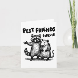 Carte Pest Friends Forever Black Print