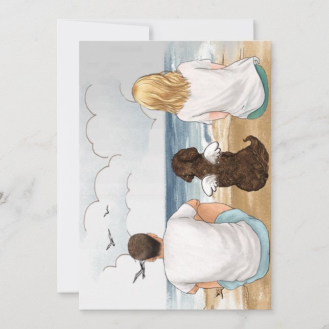 Carte Pet Memorial - Personnalisée (Devant)