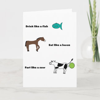 Carte Péter comme une Vache