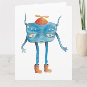 Carte Petit Alien Pi