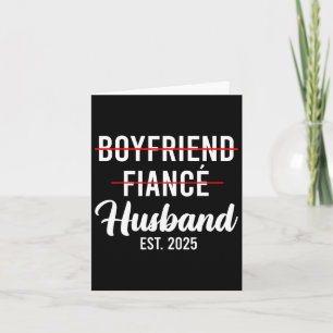 Carte Petit ami Fiance Mari Mariage Marié Groom Est