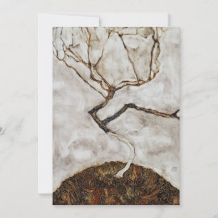Carte Petit arbre à la fin de l'automne par Egon Schiele