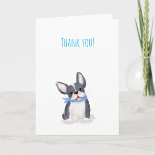 Carte Petit chiot français bulldog