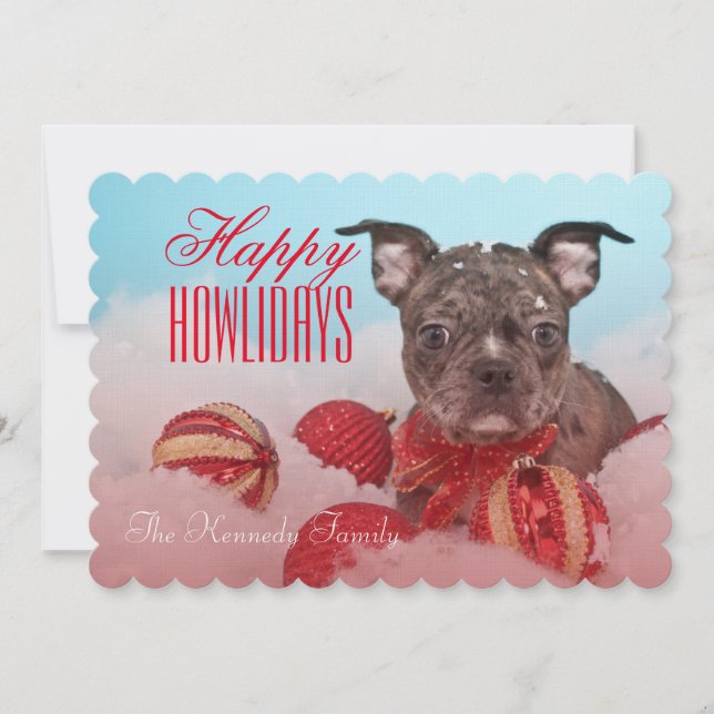 Carte Petit Chiot mignon (Devant)