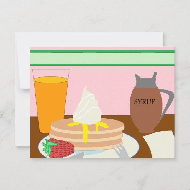 Carte Petit déjeuner (Devant)