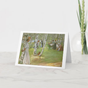 Carte Petit déjeuner à l'Open par Carl Larsson