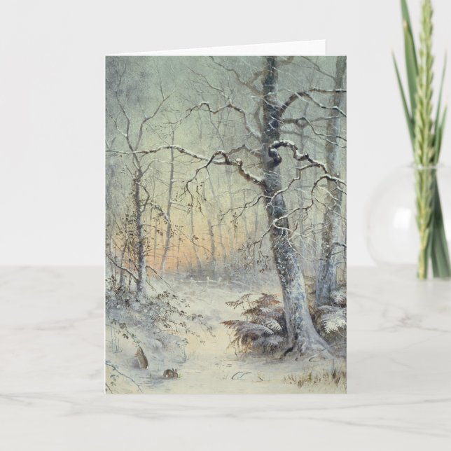 Carte Petit déjeuner d'hiver (Devant)