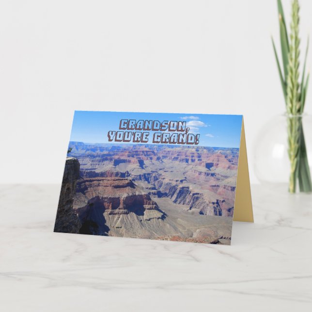 Carte Petit-fils, tu es grand ! Anniversaire du Grand Ca (Devant)