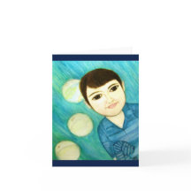 Petit garçon bleu