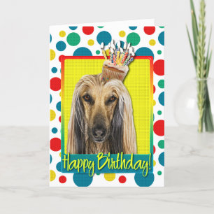 Carte Petit gâteau d'anniversaire - Afghan