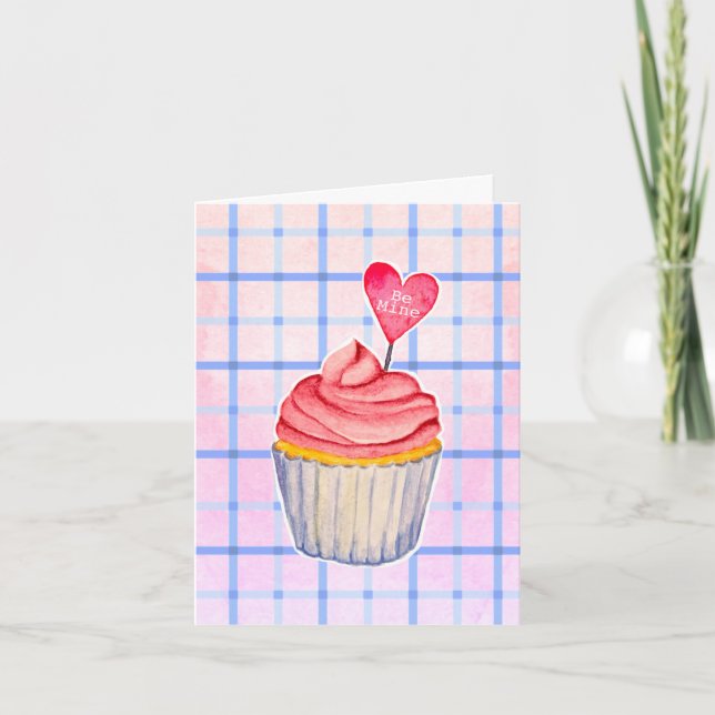 Carte Petit gâteau Valentine (Devant)