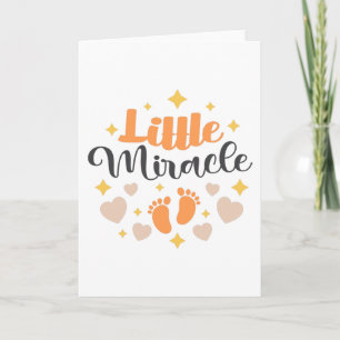 Carte Petite empreinte Miracle Baby