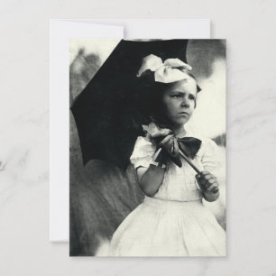 Carte Petite fille 1905 dure