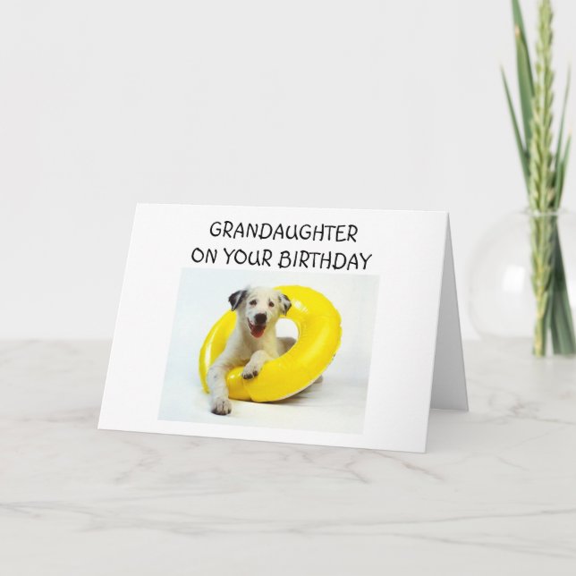 CARTE PETITE-FILLE À VOTRE ANNIVERSAIRE (Devant)
