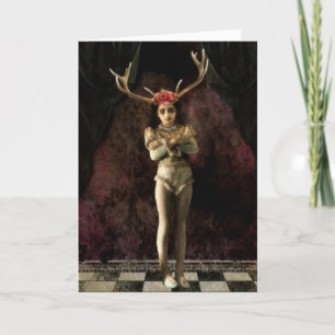 Carte Petite fille treize