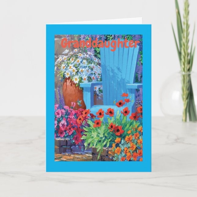 CARTE **PETITE-FILLE** TU ES "AIMÉE" JOYEUX ANNIVERSAIRE (Devant)