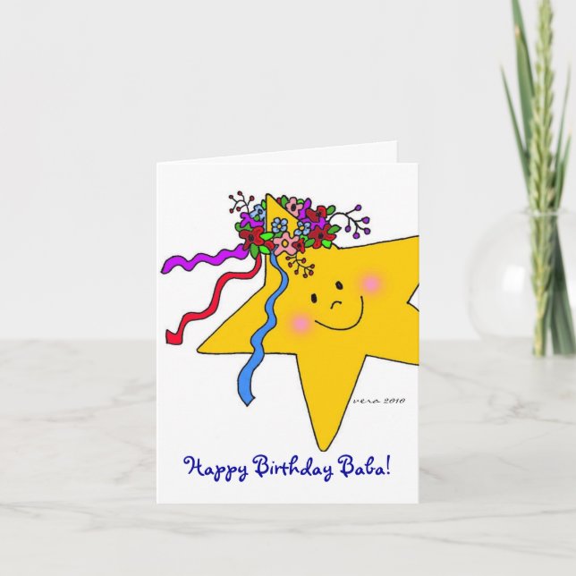 Carte Petite star ukrainienne (Devant)