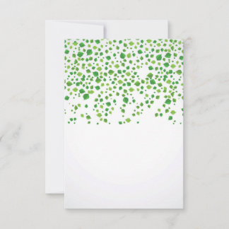 Carte Petits Feuilles verts