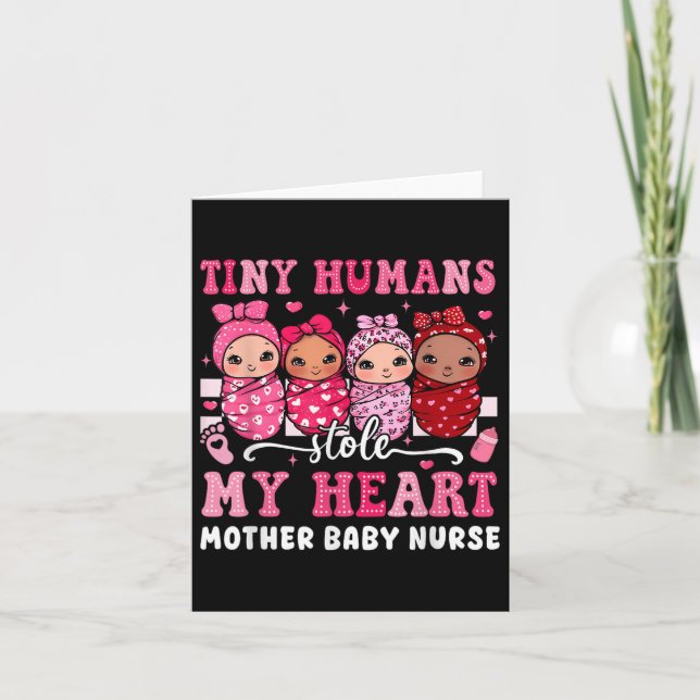 Carte Petits Humains Ont Volé Mon Cœur Mère Nourrice de  (Devant)