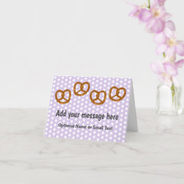Carte Petits snacks salés de Pretzel - Pootté - votre te