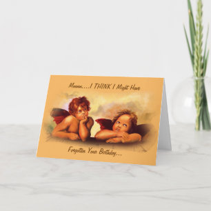 Carte Peut-Être Oublié Anniversaire : Angel Cherubs : Mi
