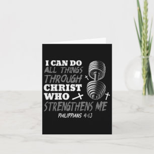 Carte Peut Faire Toutes Les Choses Christian Jésus Bodyb