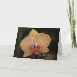 Carte Phalaenopsis orchidée Joyeux Boss Day