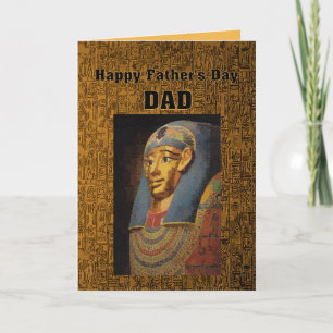 Carte Pharaon Papa Humour Fête des pères heureux